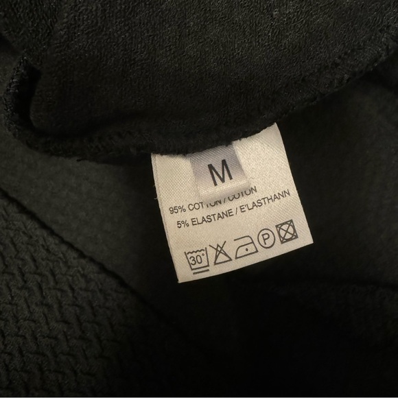 Ganni Fit and Flare Skater Textured Mini Dress Black - Picture 5 of 5